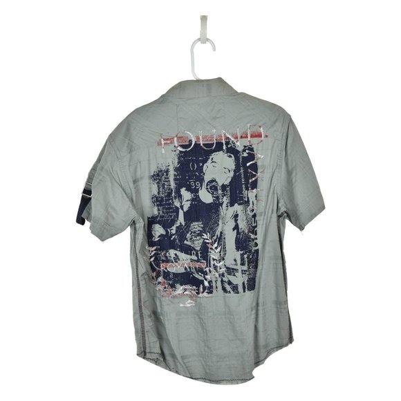 Guess Button Down Shirt M Grey - Picture 1 of 2